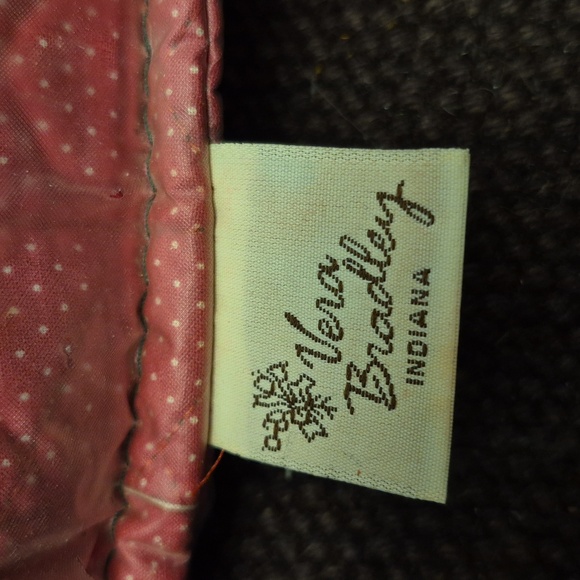 🗝️vtg 90s VERA BRADLEY Makeup Bag Vintage retired springtime Floral Zip Case - Picture 5 of 8